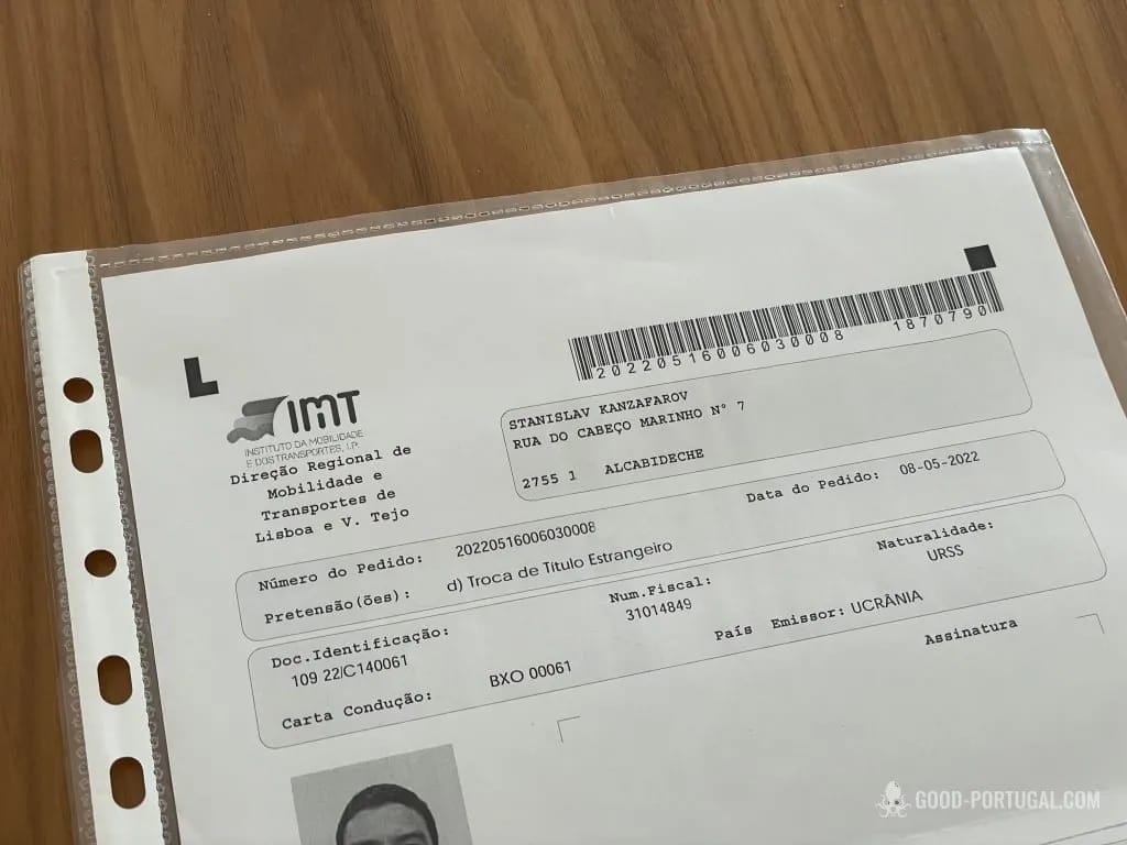 Comprar certificado de carta de condução